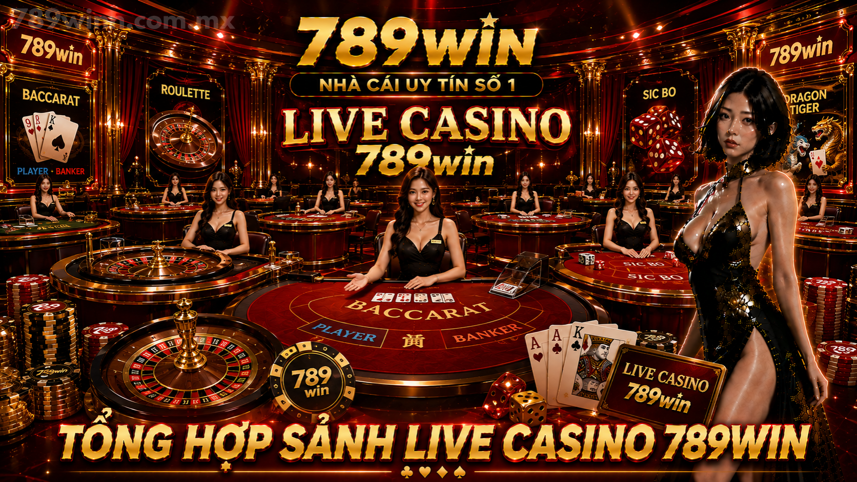 Tổng hợp sảnh live casino 789Win