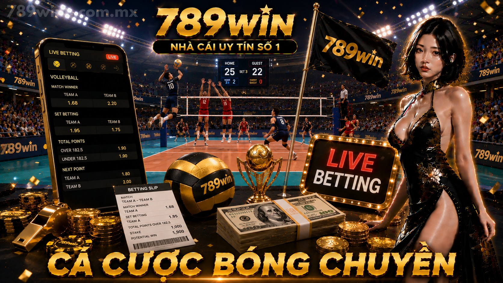 Cá cược bóng chuyền 789win