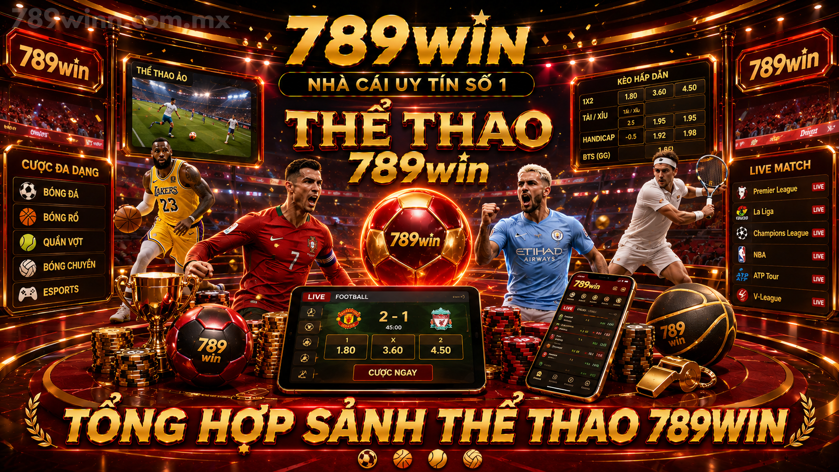 sảnh thể thao 789win
